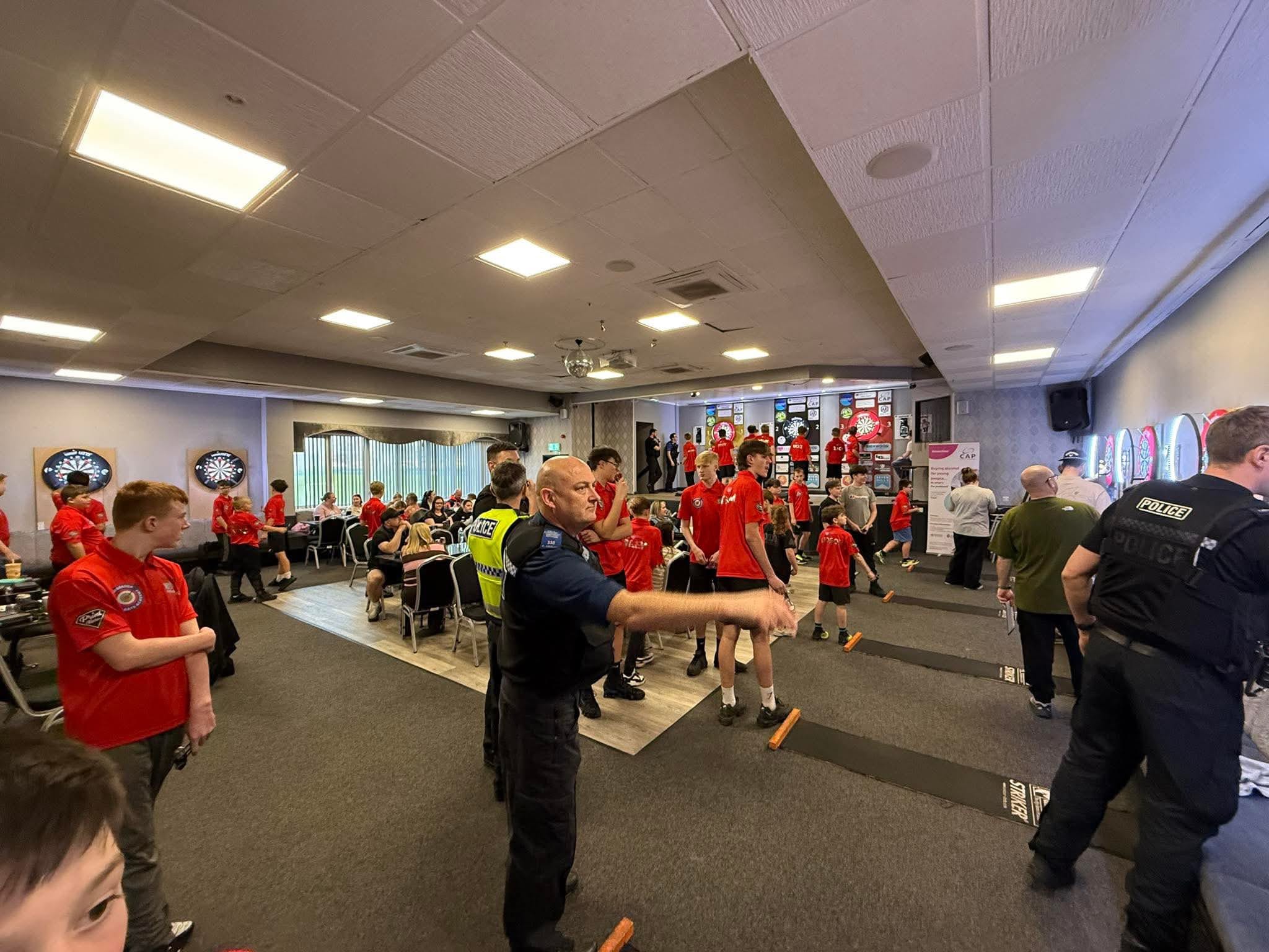 Police visit to the academy